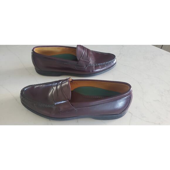 Men\'s Sebago Lites Hand Sewn Leather  Penny Loafers USA 12D Rubber Sole main image 2